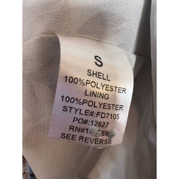 Dress Forum Size SM Dress Short Sleeve Silky Floral Classy - Picture 4 of 6